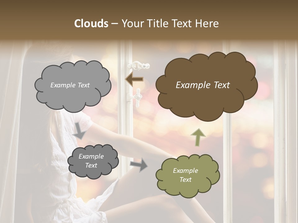 Abend Abwarten Melancholisch PowerPoint Template