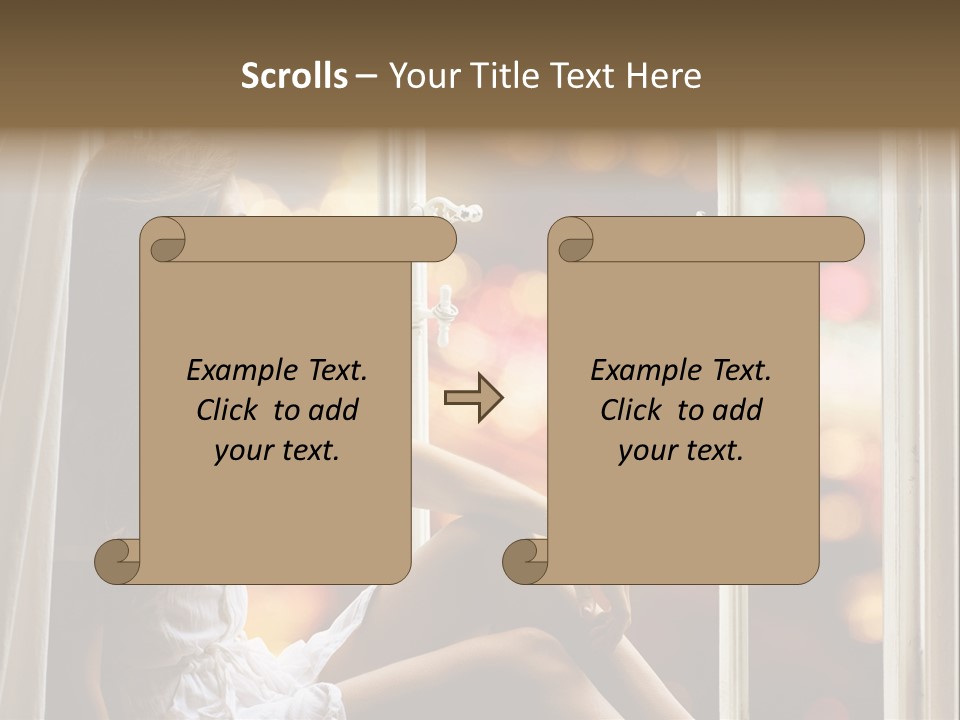 Abend Abwarten Melancholisch PowerPoint Template