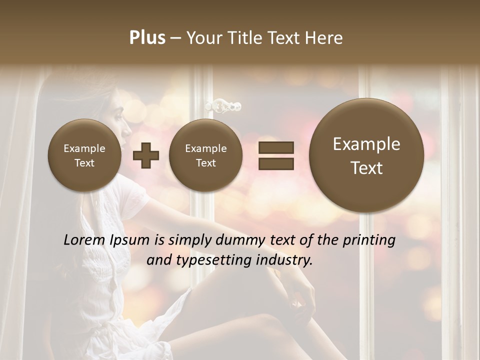 Abend Abwarten Melancholisch PowerPoint Template