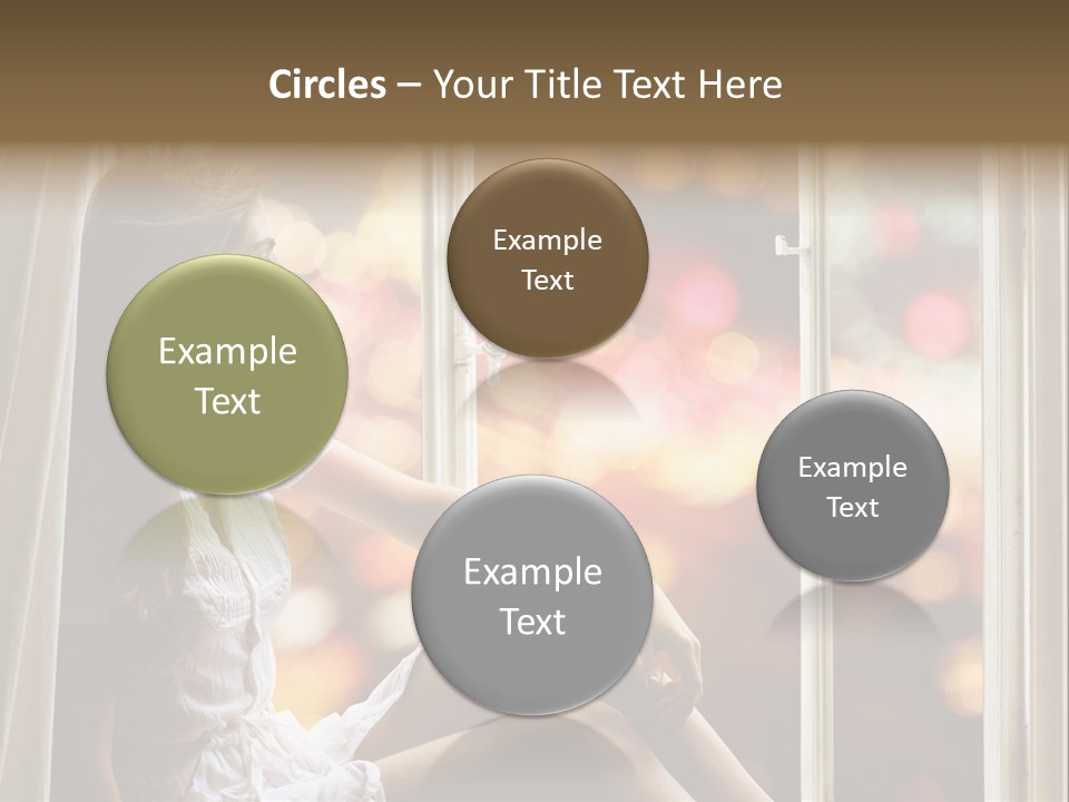 Abend Abwarten Melancholisch PowerPoint Template