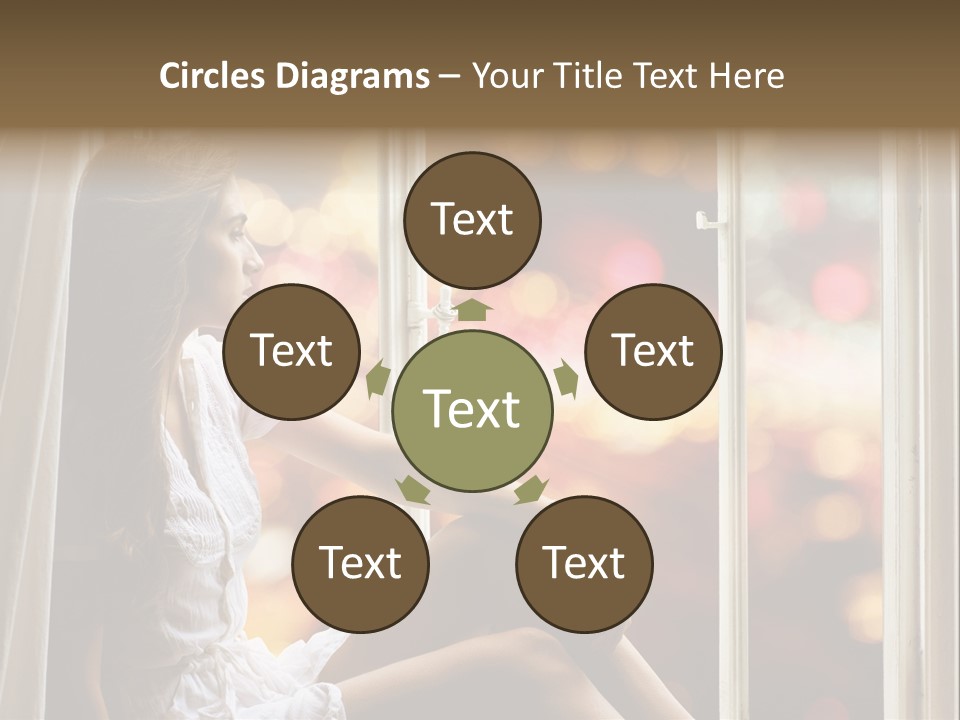 Abend Abwarten Melancholisch PowerPoint Template