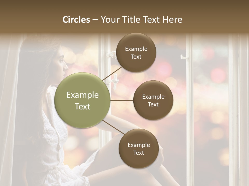 Abend Abwarten Melancholisch PowerPoint Template