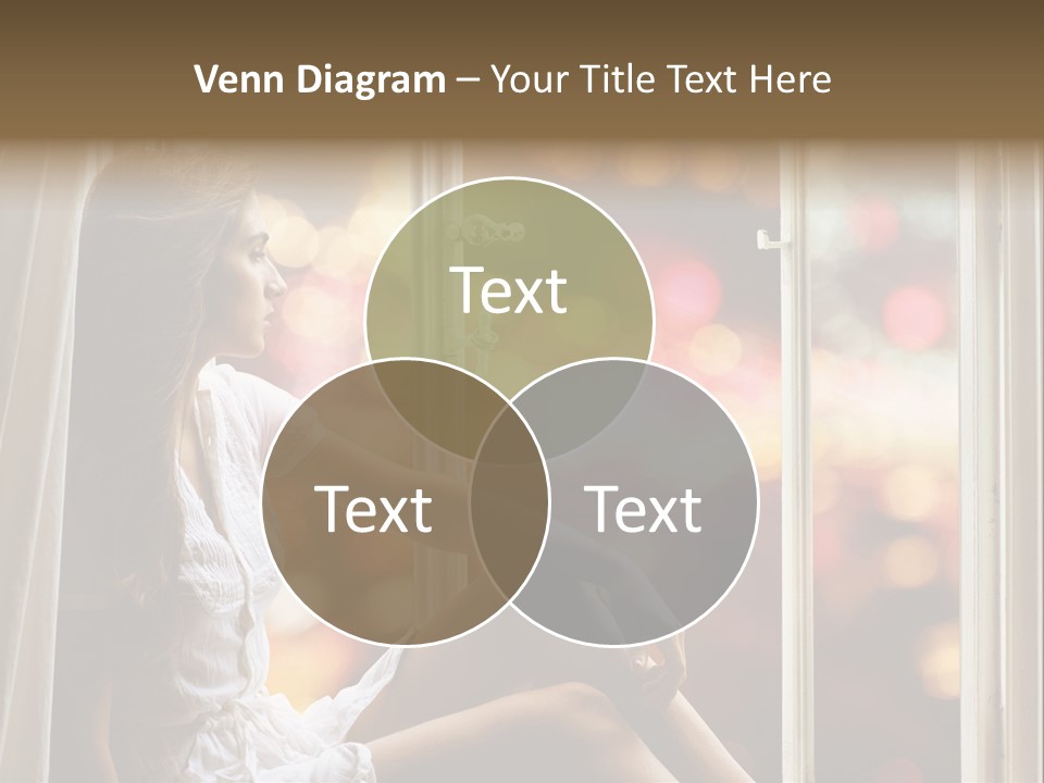 Abend Abwarten Melancholisch PowerPoint Template