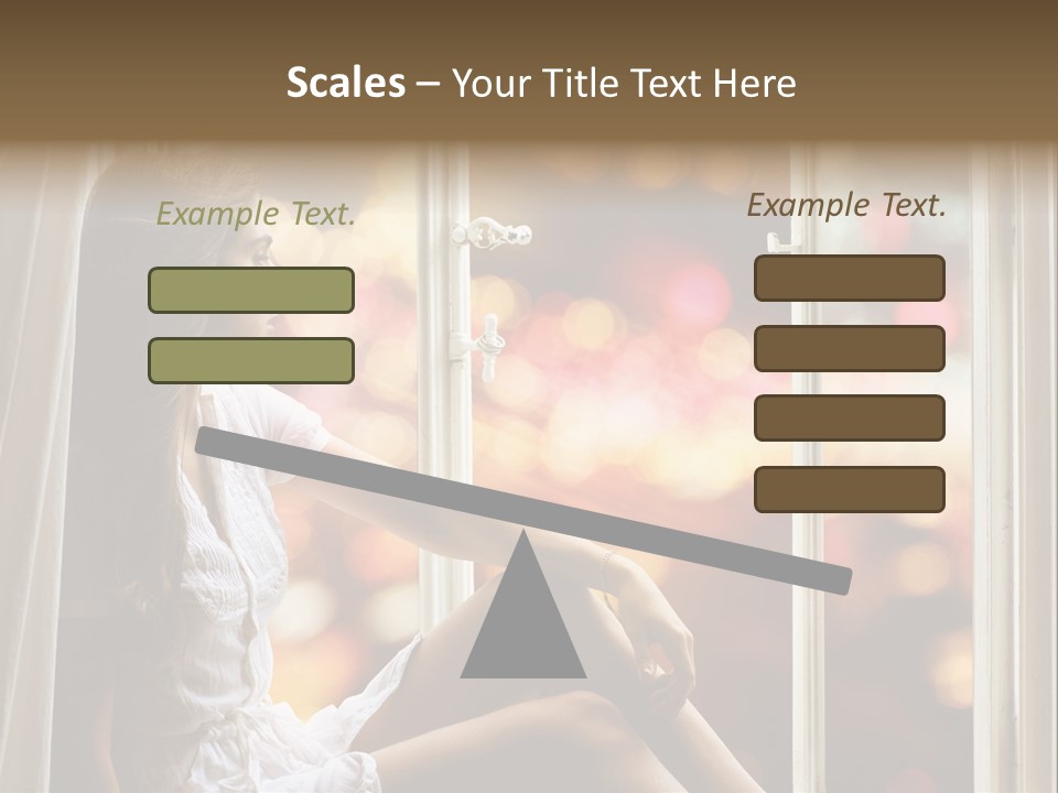 Abend Abwarten Melancholisch PowerPoint Template