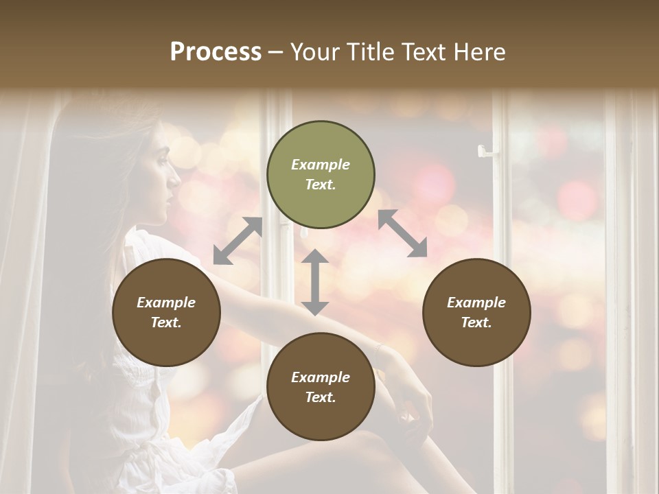 Abend Abwarten Melancholisch PowerPoint Template