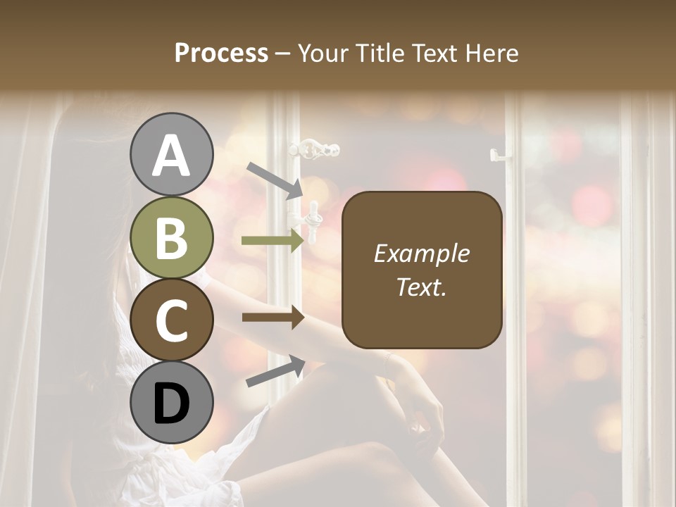 Abend Abwarten Melancholisch PowerPoint Template