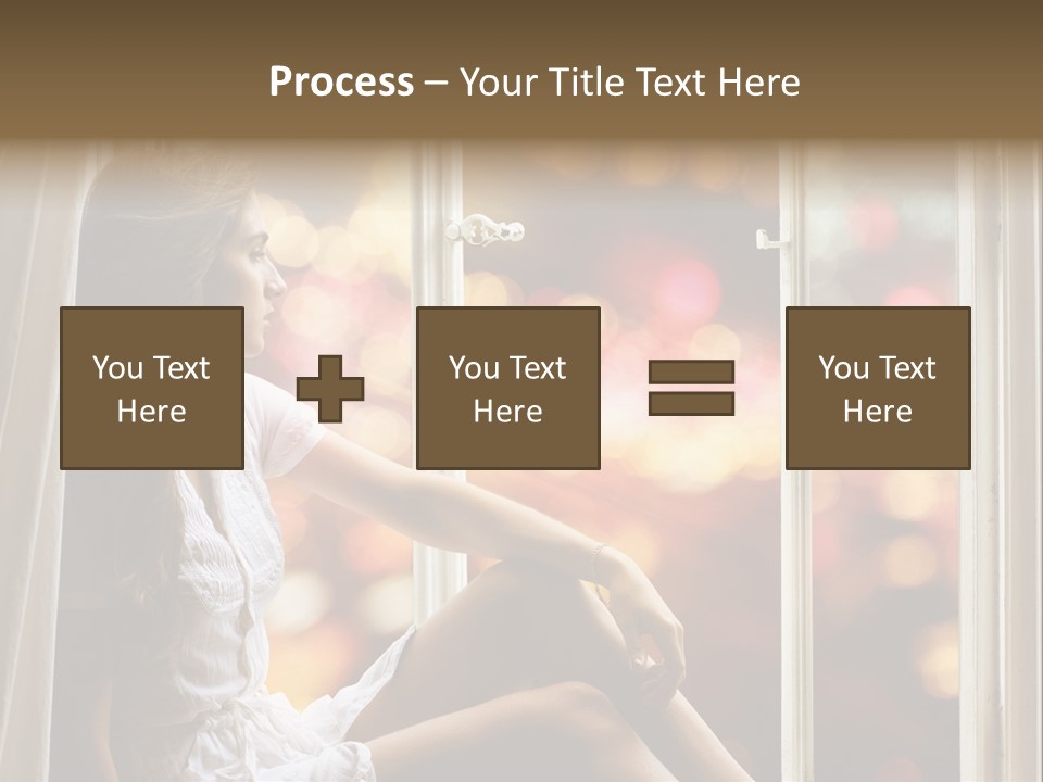 Abend Abwarten Melancholisch PowerPoint Template