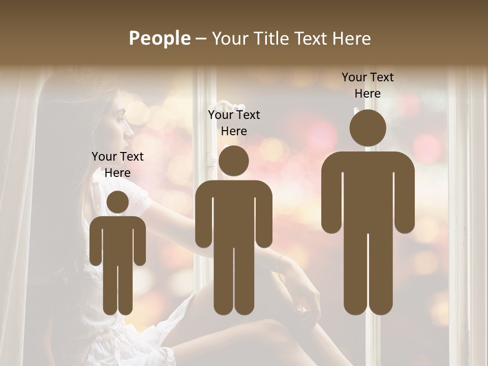 Abend Abwarten Melancholisch PowerPoint Template