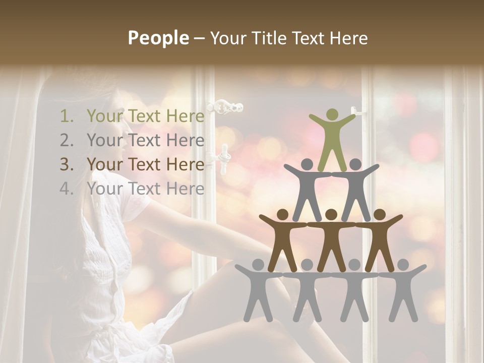 Abend Abwarten Melancholisch PowerPoint Template