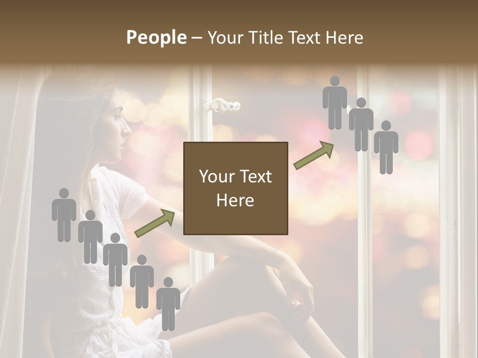 Abend Abwarten Melancholisch PowerPoint Template