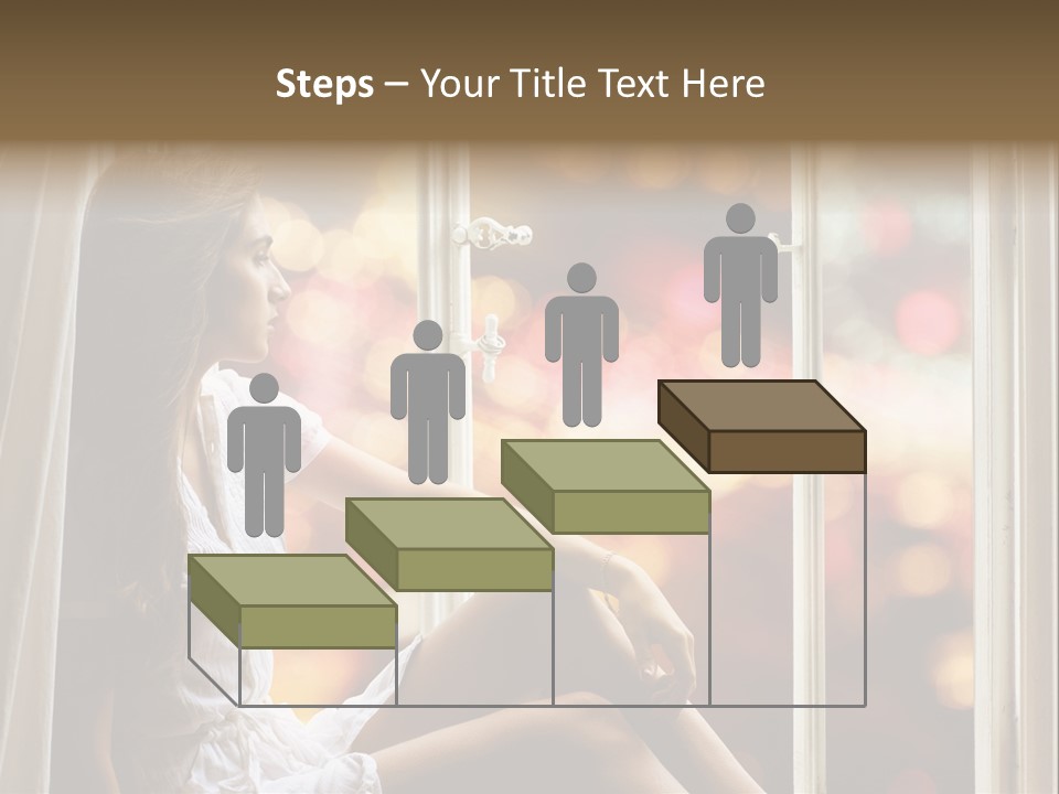 Abend Abwarten Melancholisch PowerPoint Template