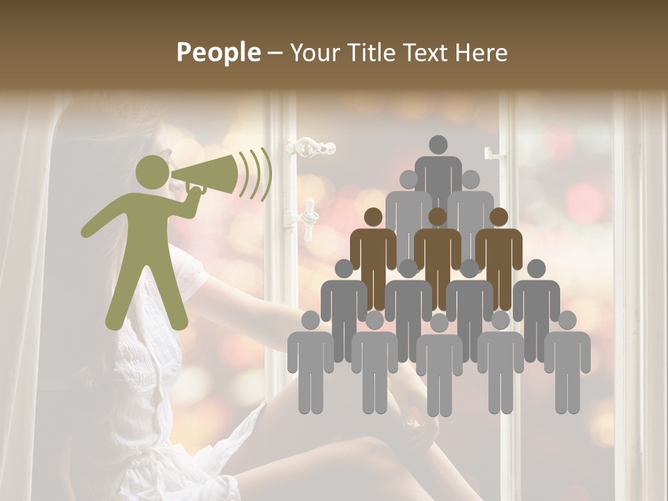 Abend Abwarten Melancholisch PowerPoint Template