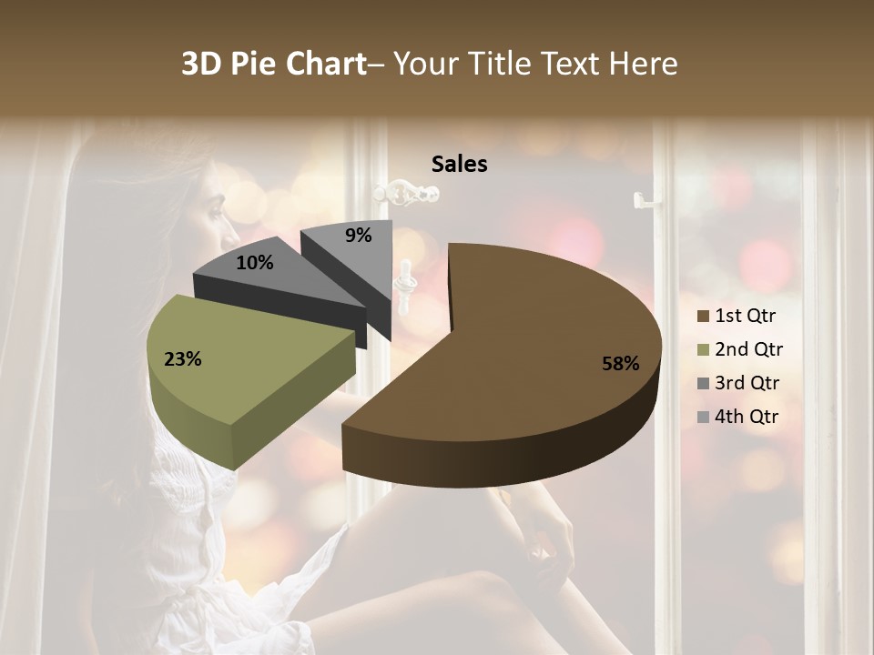 Abend Abwarten Melancholisch PowerPoint Template