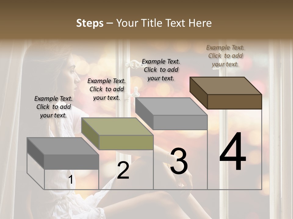 Abend Abwarten Melancholisch PowerPoint Template