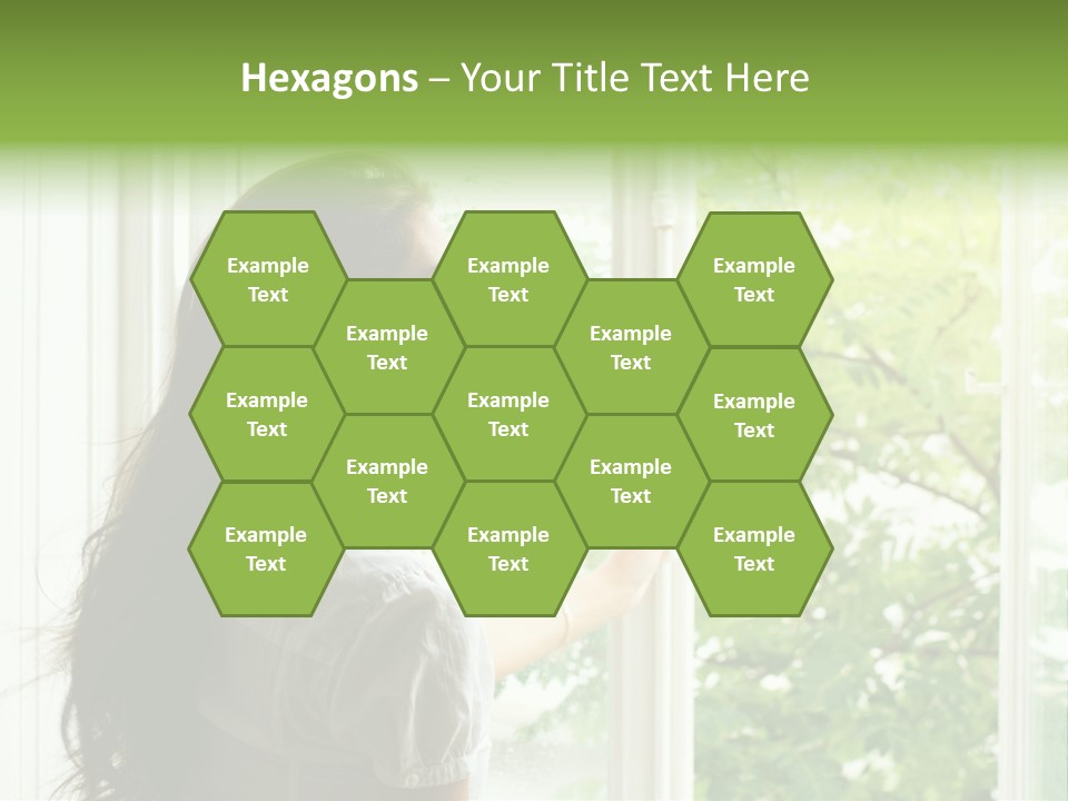 Person Sicht Regen PowerPoint Template