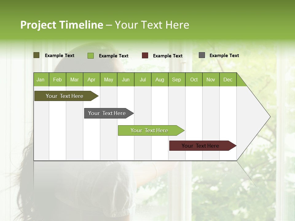 Person Sicht Regen PowerPoint Template
