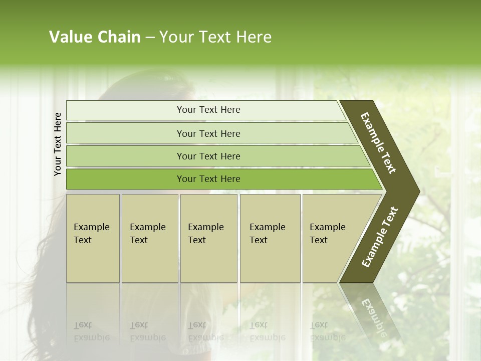 Person Sicht Regen PowerPoint Template