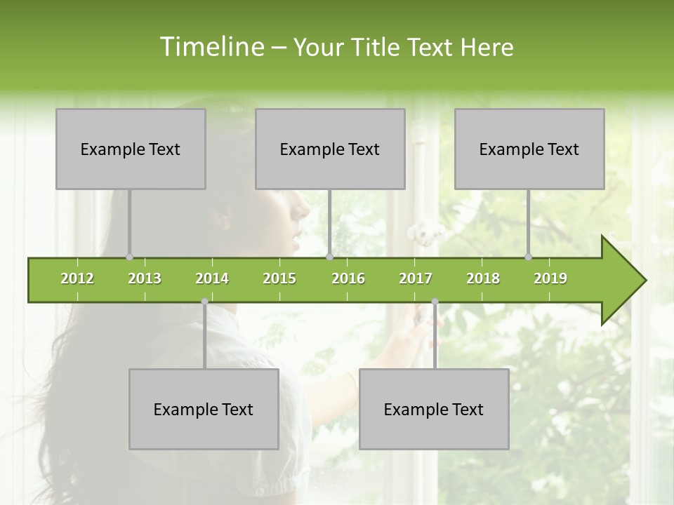 Person Sicht Regen PowerPoint Template