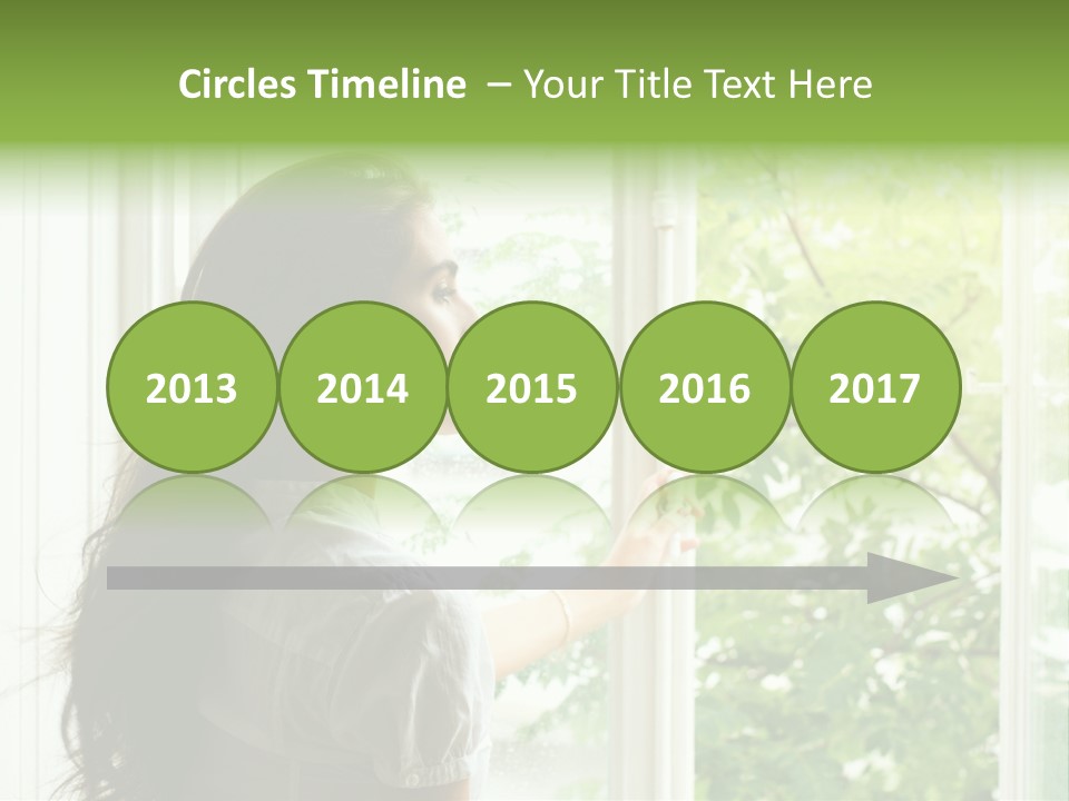 Person Sicht Regen PowerPoint Template