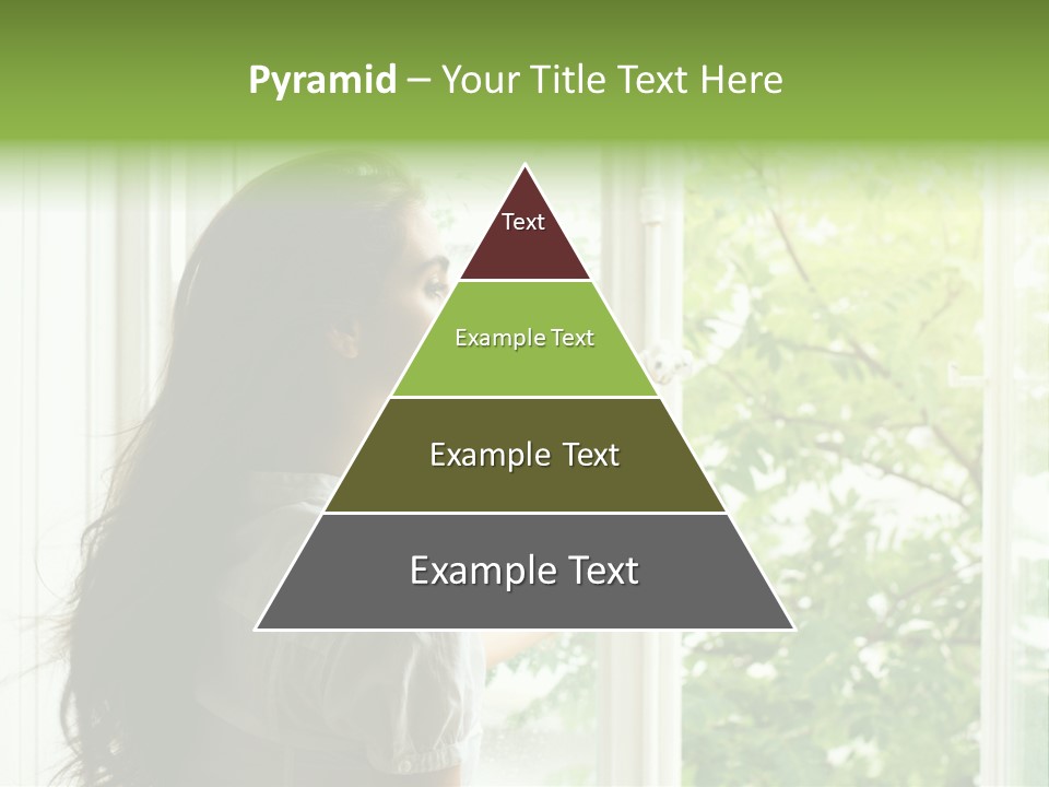 Person Sicht Regen PowerPoint Template