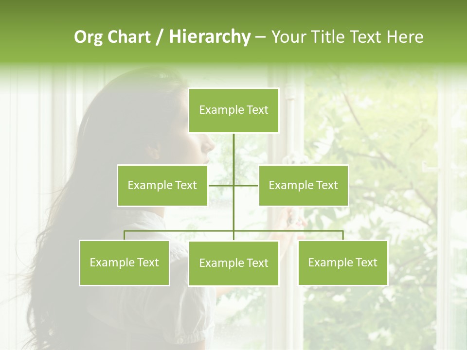 Person Sicht Regen PowerPoint Template