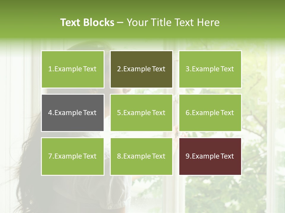 Person Sicht Regen PowerPoint Template