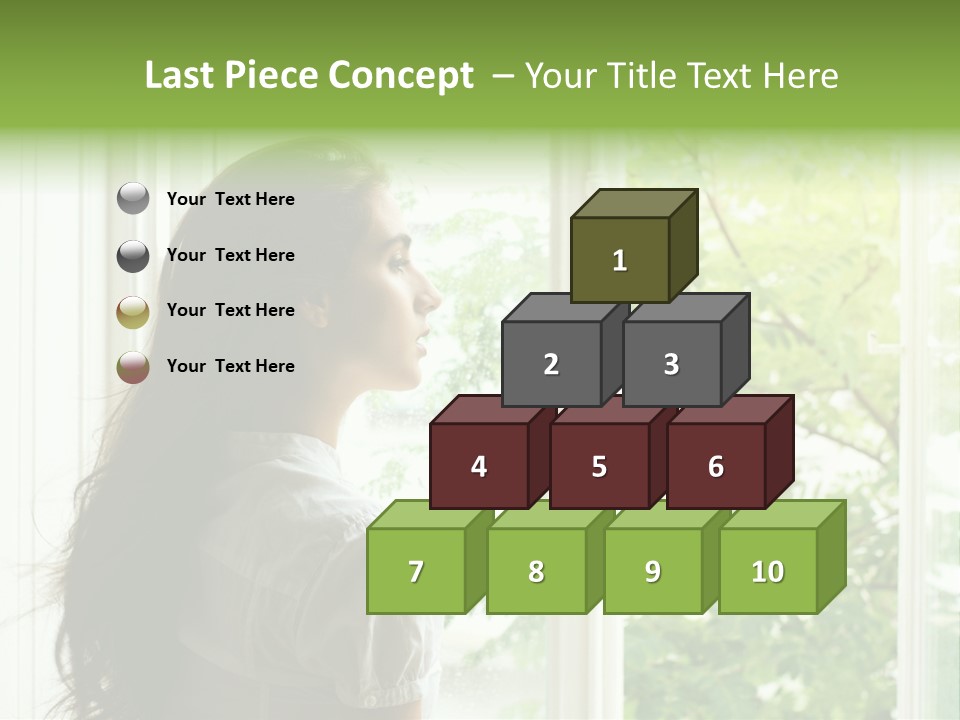 Person Sicht Regen PowerPoint Template