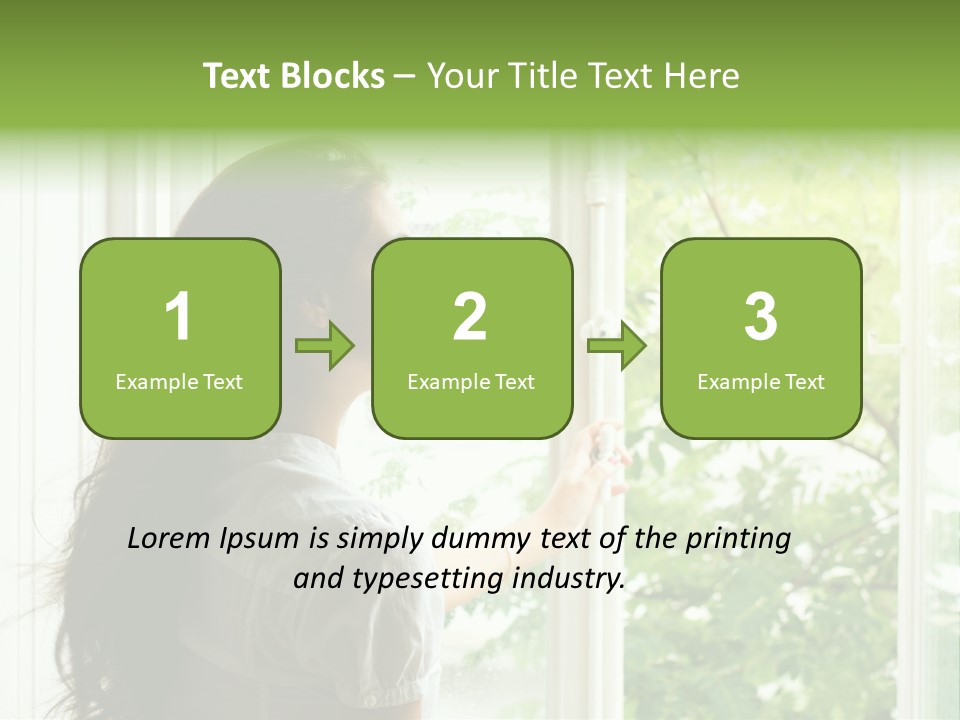 Person Sicht Regen PowerPoint Template