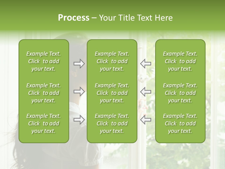 Person Sicht Regen PowerPoint Template