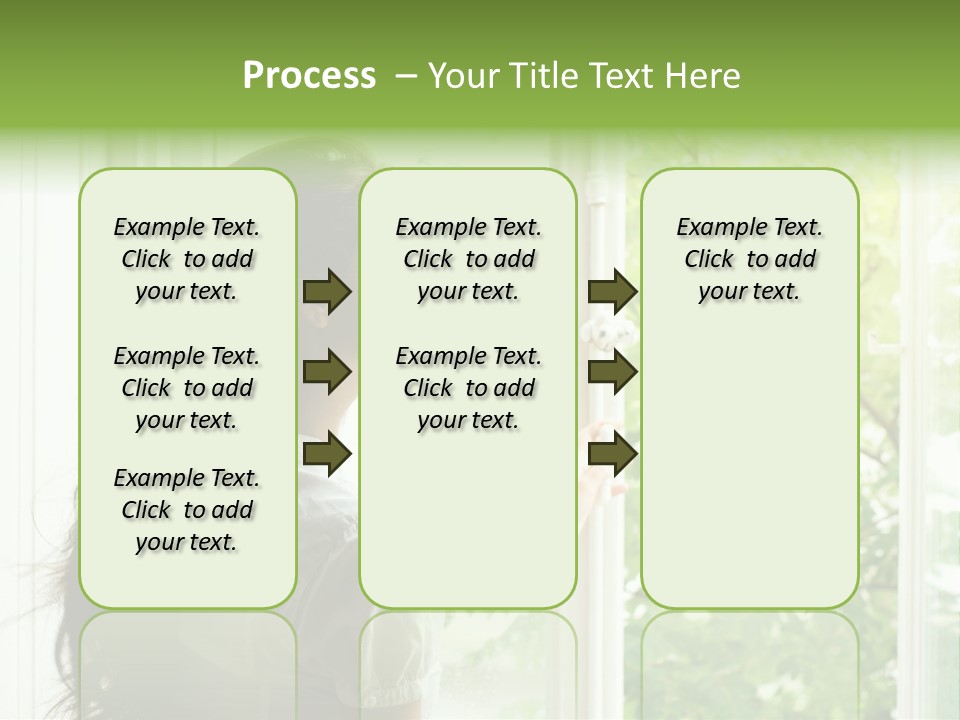 Person Sicht Regen PowerPoint Template