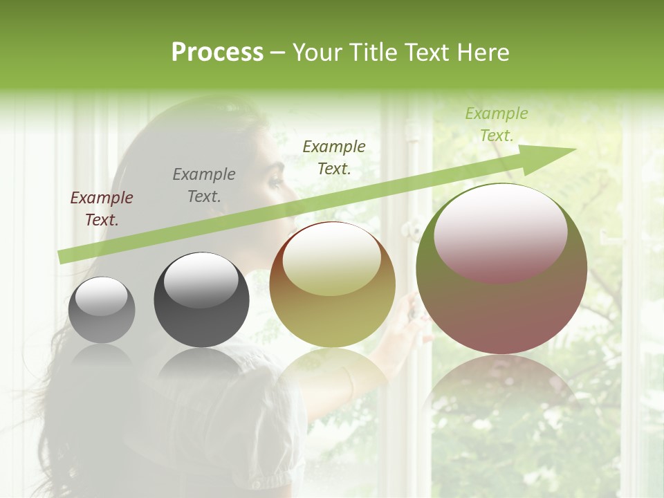 Person Sicht Regen PowerPoint Template