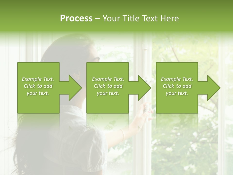 Person Sicht Regen PowerPoint Template