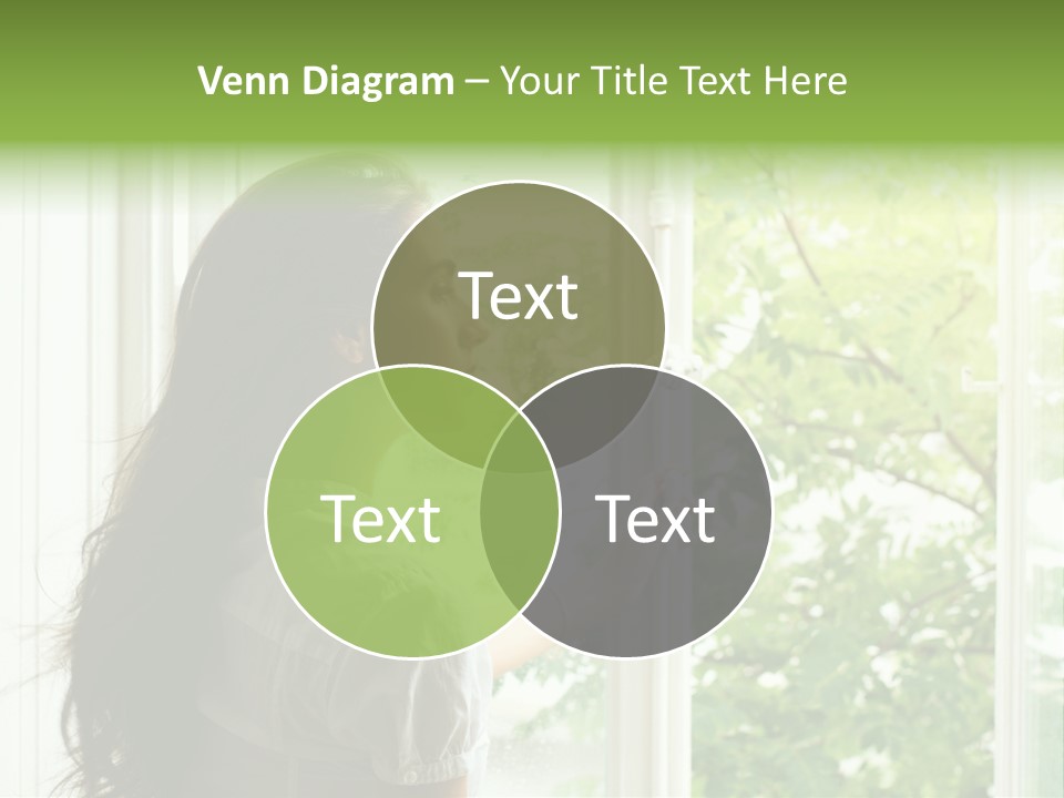 Person Sicht Regen PowerPoint Template