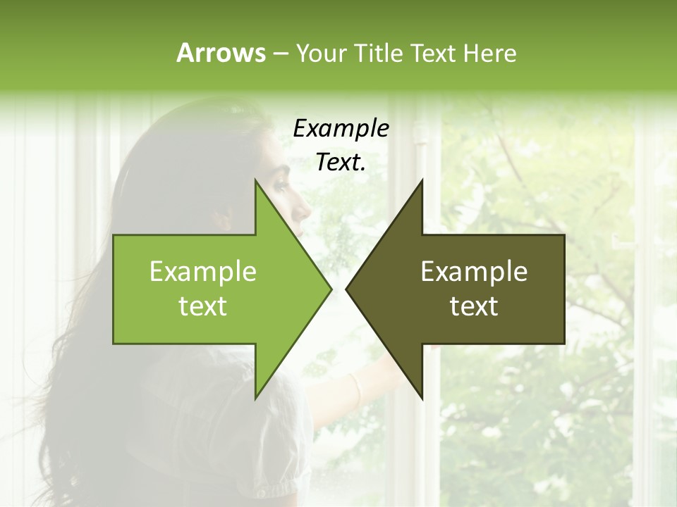 Person Sicht Regen PowerPoint Template