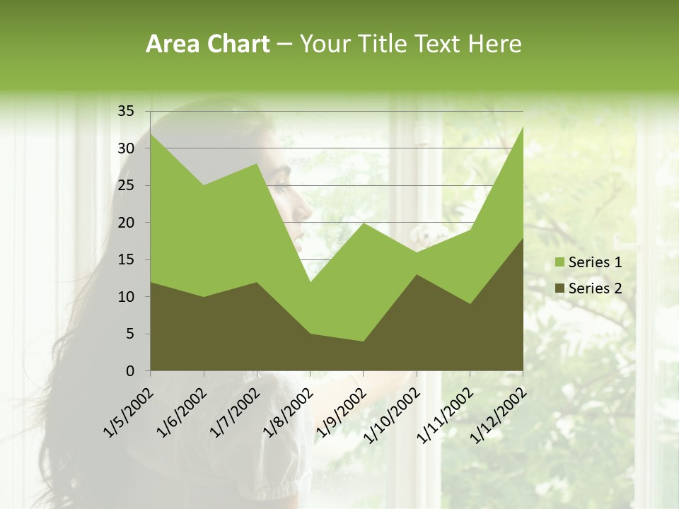 Person Sicht Regen PowerPoint Template