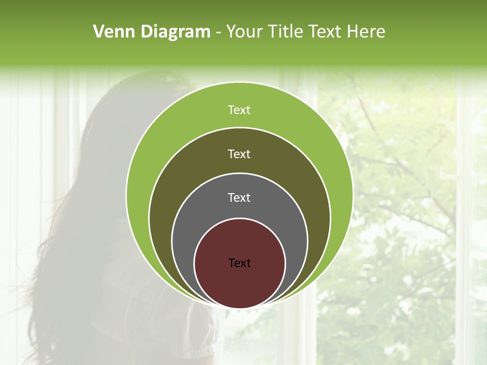 Person Sicht Regen PowerPoint Template