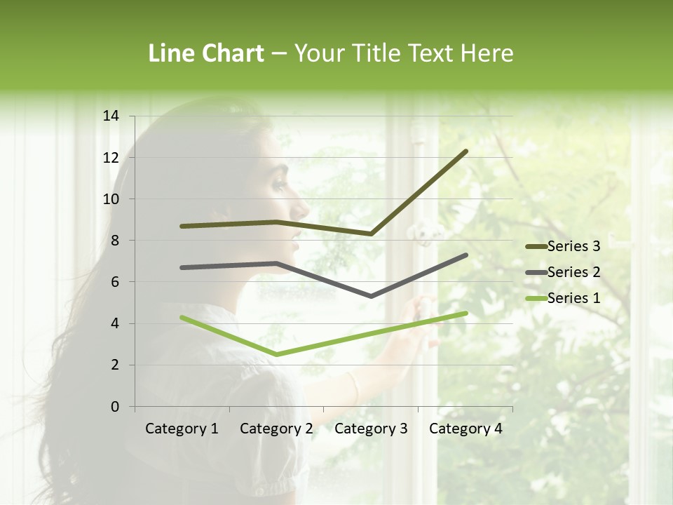 Person Sicht Regen PowerPoint Template