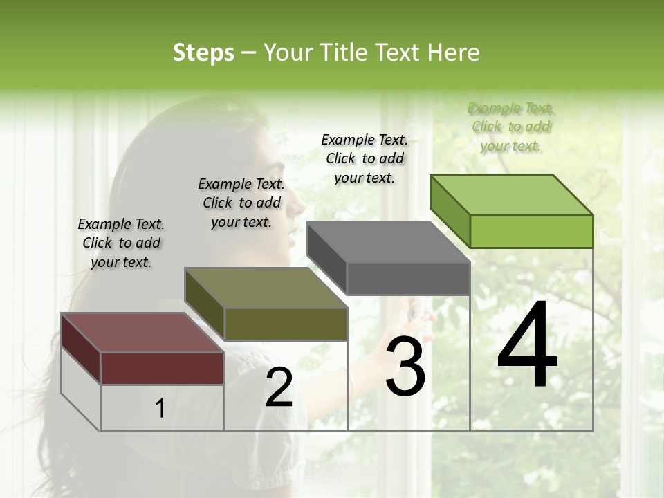 Person Sicht Regen PowerPoint Template