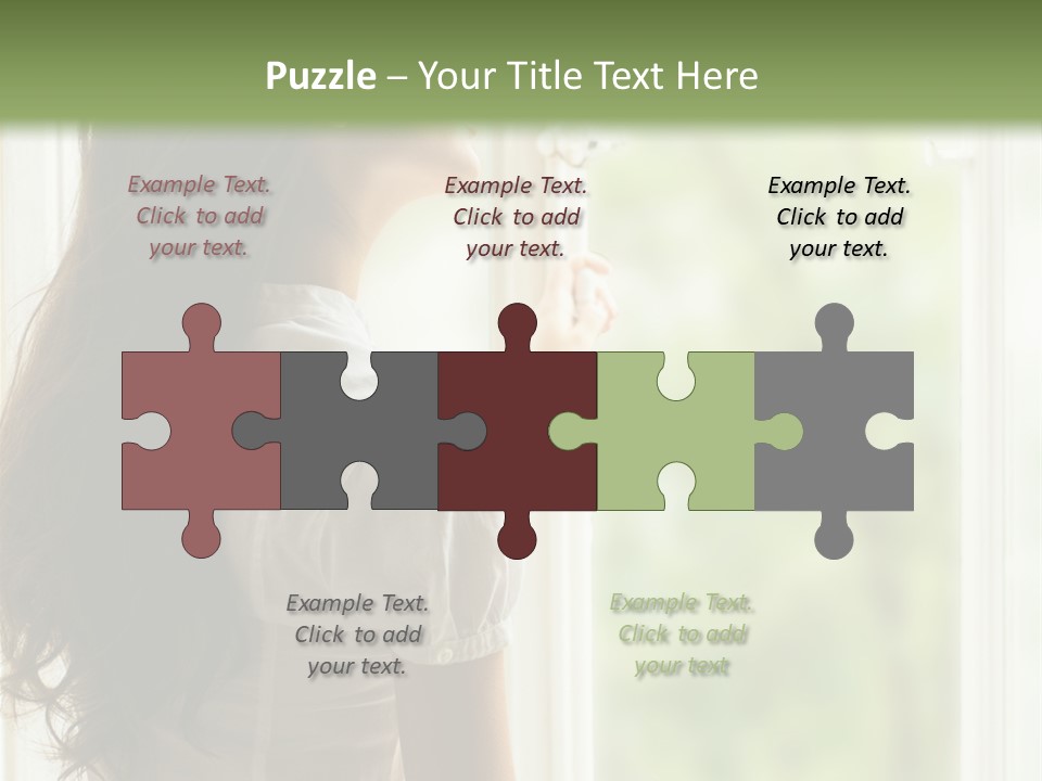 Melancholisch Tagtraum Sch PowerPoint Template