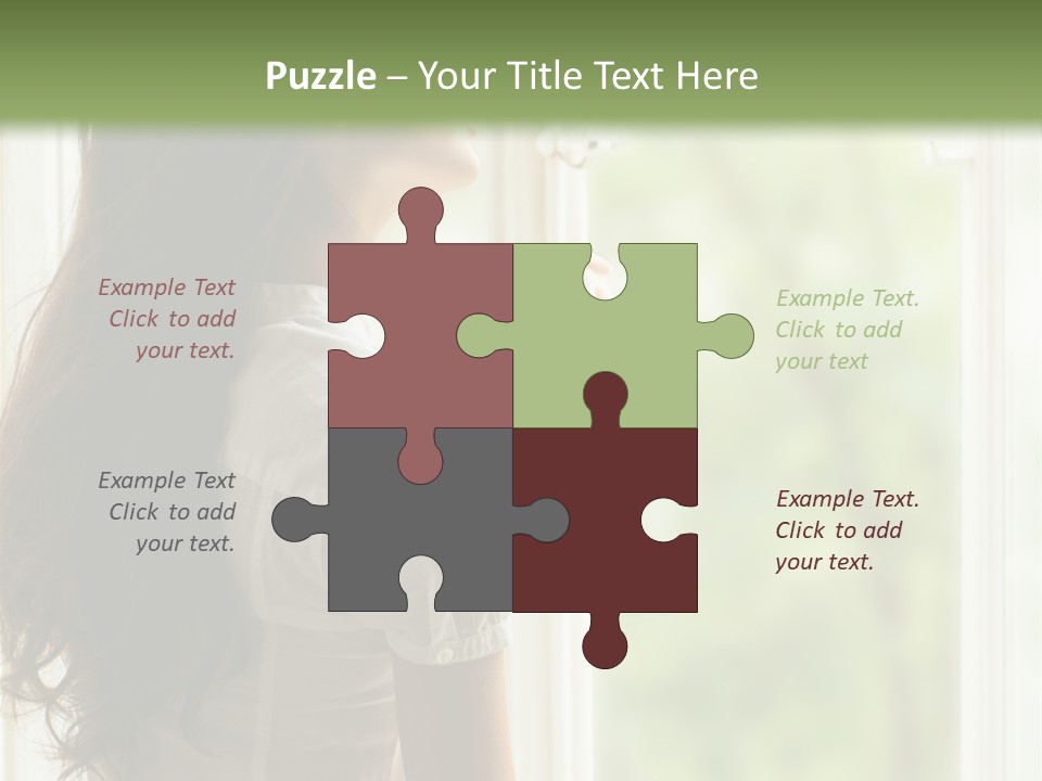 Melancholisch Tagtraum Sch PowerPoint Template