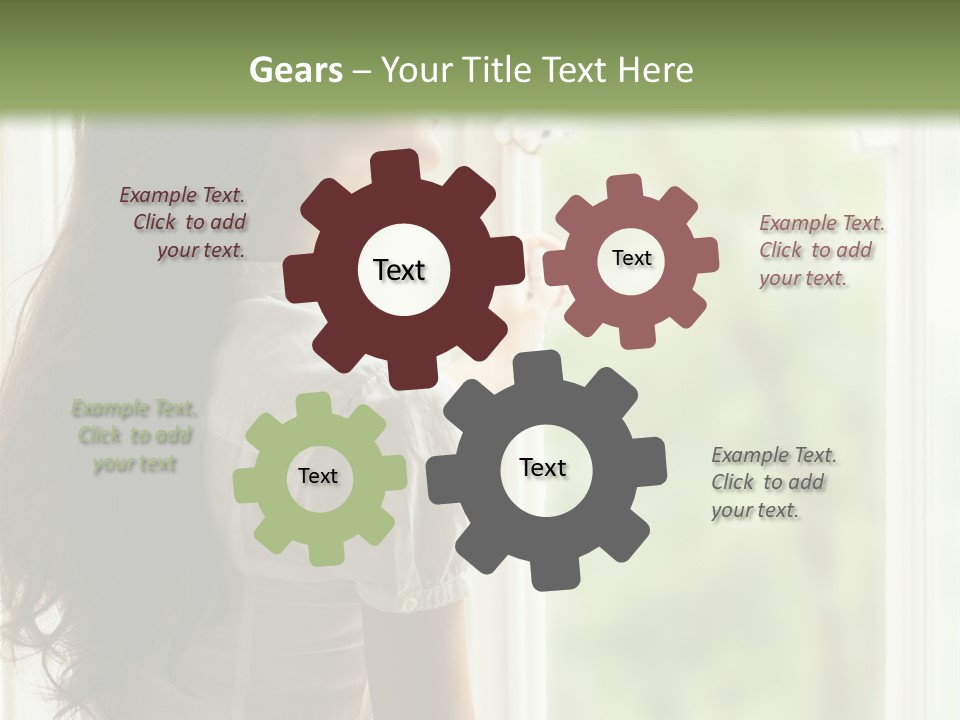 Melancholisch Tagtraum Sch PowerPoint Template