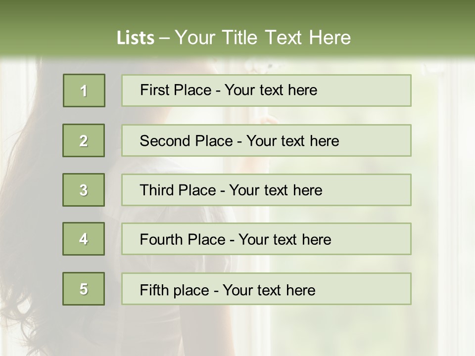 Melancholisch Tagtraum Sch PowerPoint Template