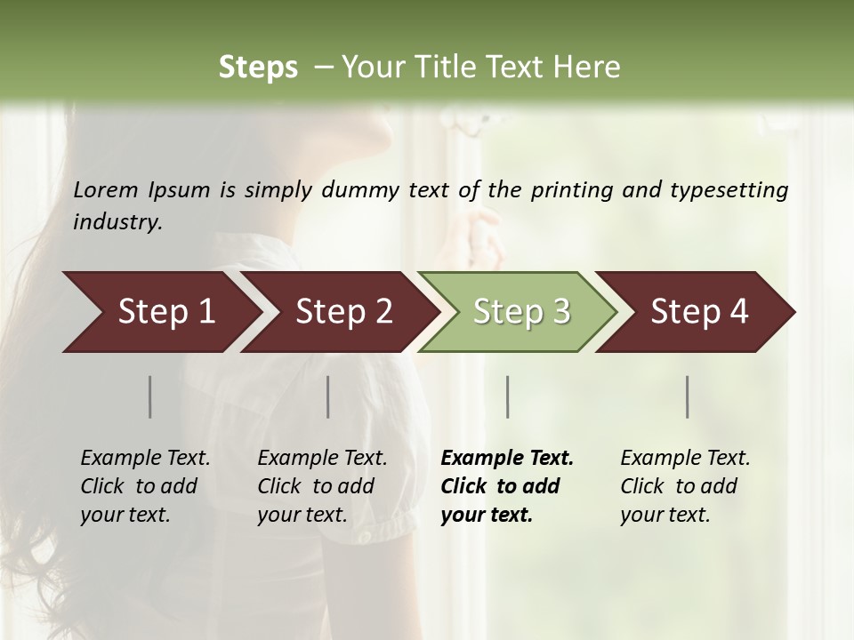 Melancholisch Tagtraum Sch PowerPoint Template