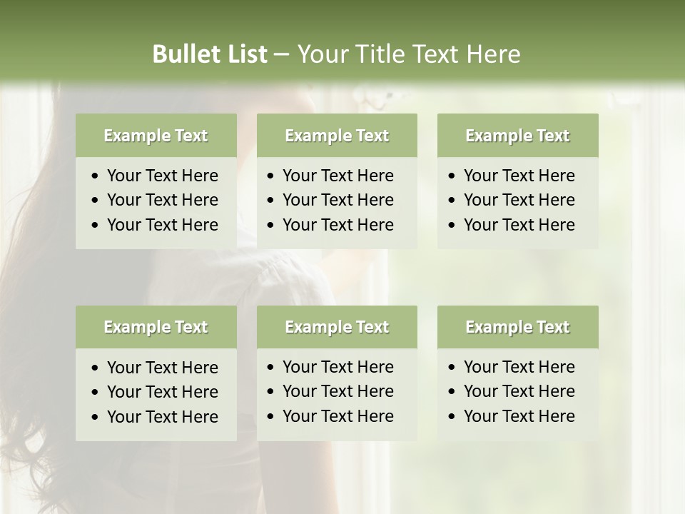 Melancholisch Tagtraum Sch PowerPoint Template