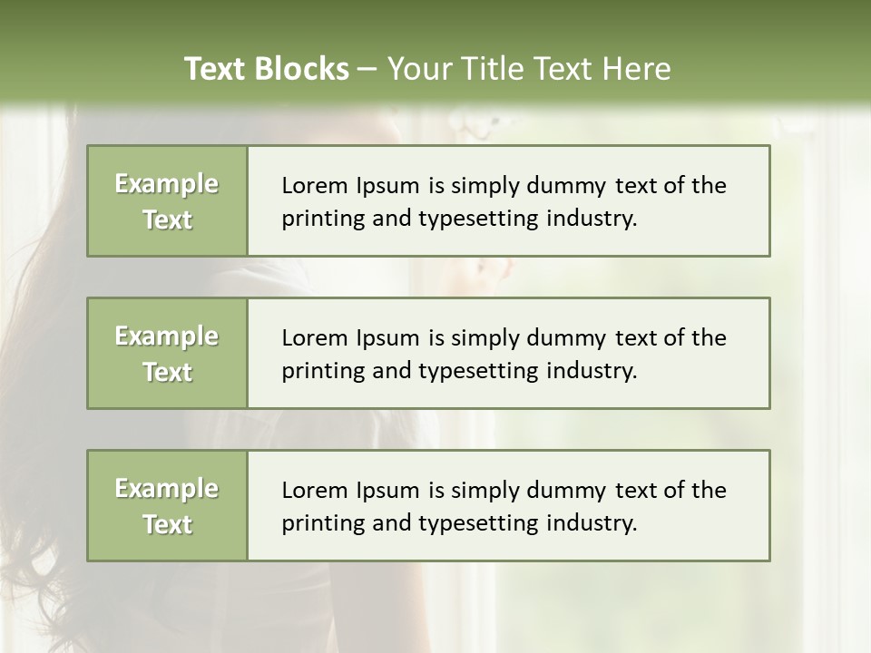 Melancholisch Tagtraum Sch PowerPoint Template