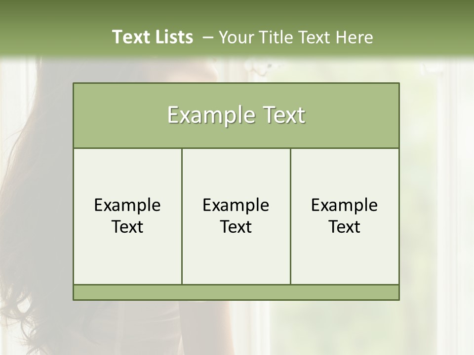 Melancholisch Tagtraum Sch PowerPoint Template