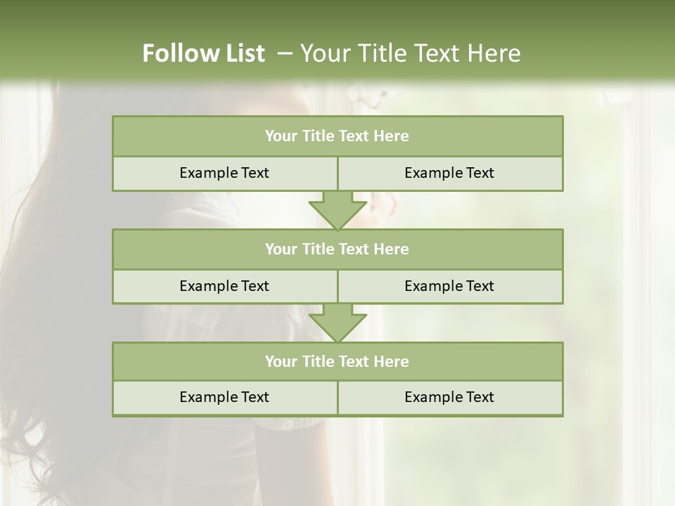 Melancholisch Tagtraum Sch PowerPoint Template