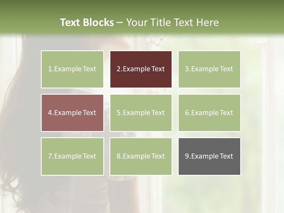 Melancholisch Tagtraum Sch PowerPoint Template