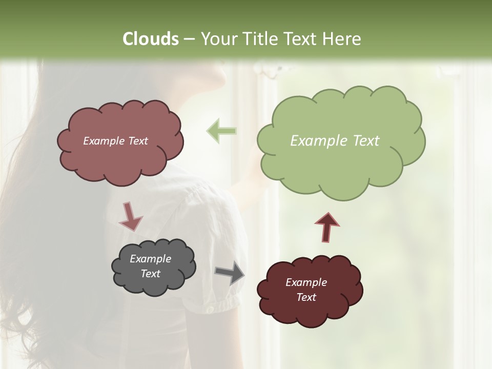 Melancholisch Tagtraum Sch PowerPoint Template