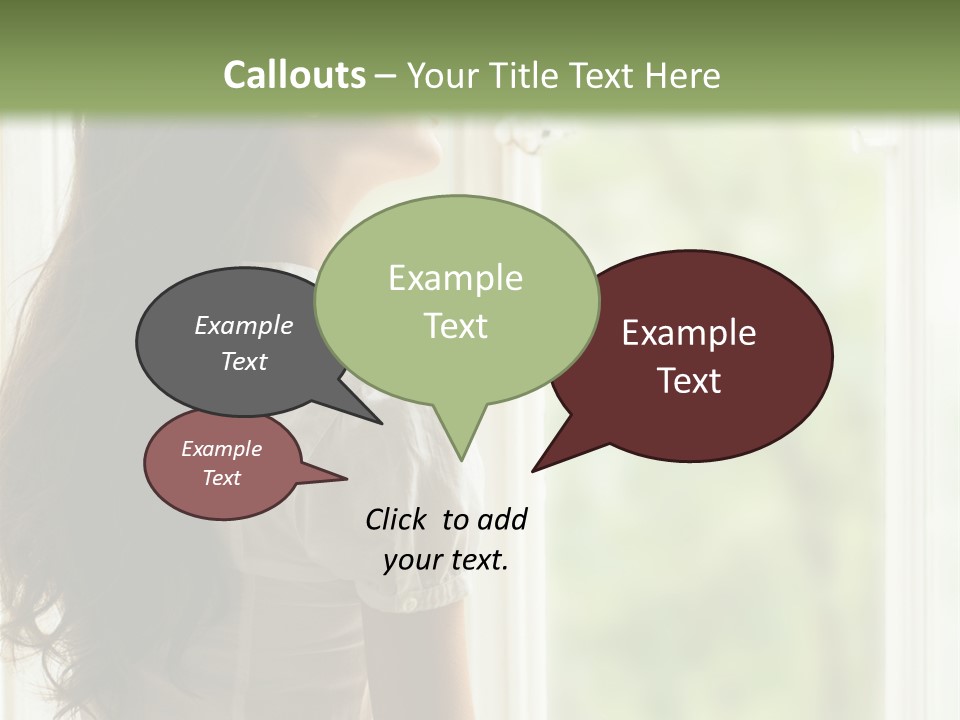 Melancholisch Tagtraum Sch PowerPoint Template